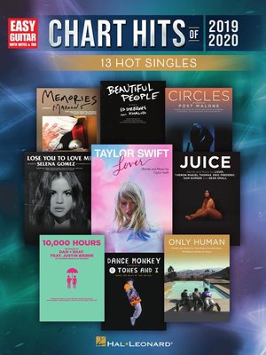 cover image of Chart Hits of 2019-2020 Easy Guitar Songbook